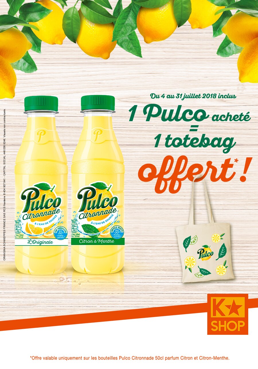 Un Pulco acheté = un totebag offert !