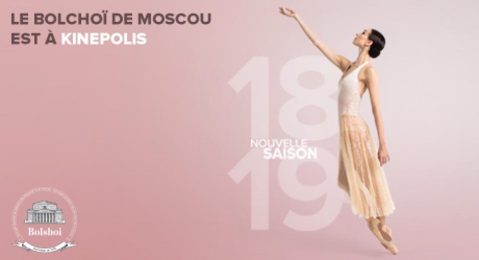 Le meilleur de la danse en direct à Kinepolis Le Bolchoï de Moscou est à Kinepolis