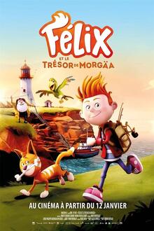 Felix et le trésor de Morgäa L'affiche du film Felix et le trésor de Morgäa