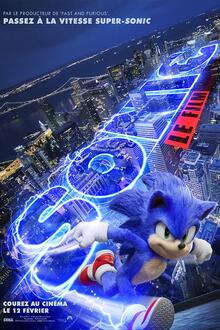 Sonic Le Film L'affiche du film Sonic Le Film
