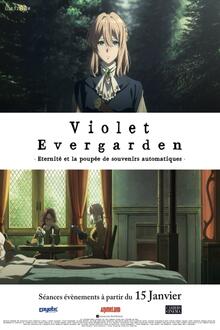 Manga : Violet Evergarden : Eternité et la poupée L'affiche du film Manga : Violet Evergarden : Eternité et la poupée